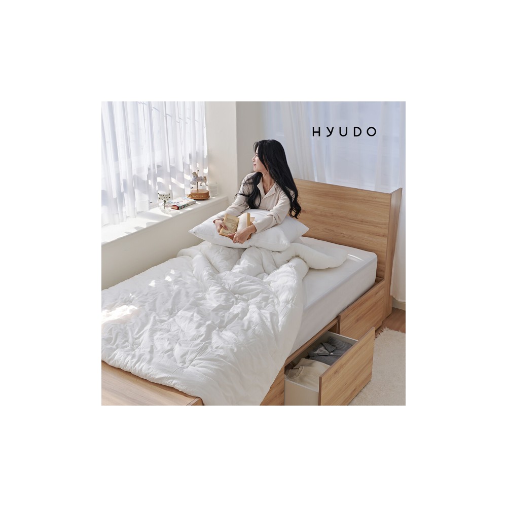 넉넉한 선유 빅 수납 LED 무헤드 침대 프레임(SS/Q)