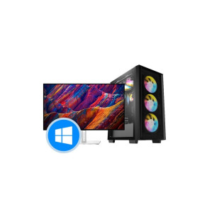 (포유컴퓨터)FORYOUCOM 14400F_RTX 4060 윈도우 + 모니터 포함 조립PC 컴퓨터 데스크탑