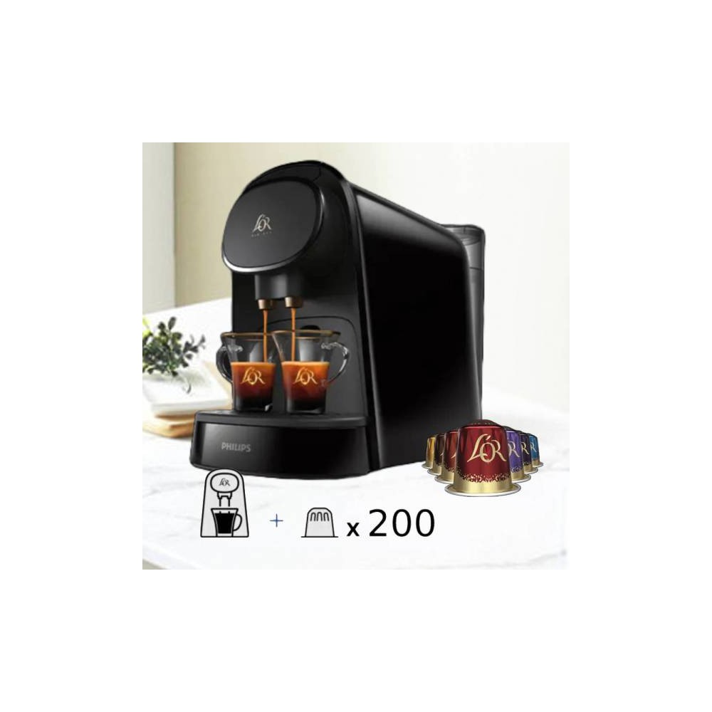 로르 캡슐200개 포함 로르 바리스타 오리지널 캡슐커피 머신 LM8012