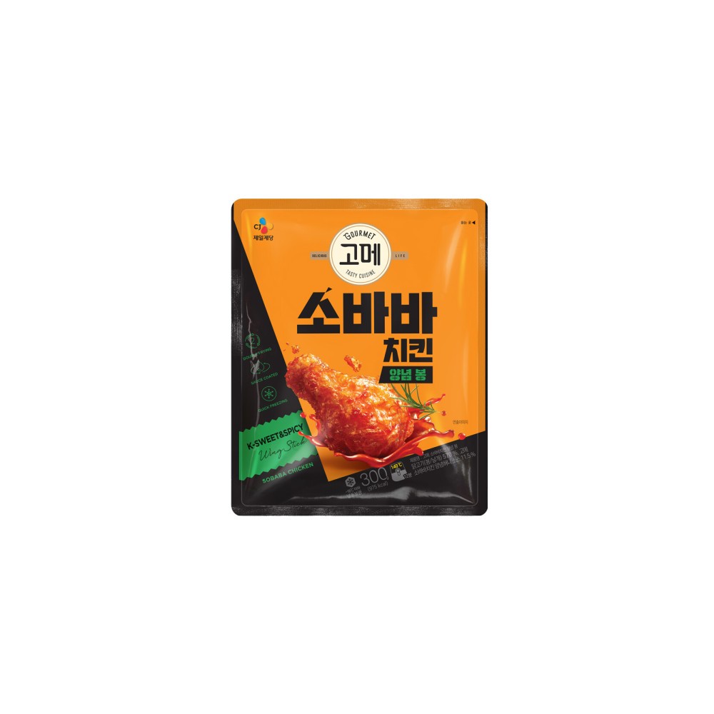 소바바치킨 양념 봉 3개